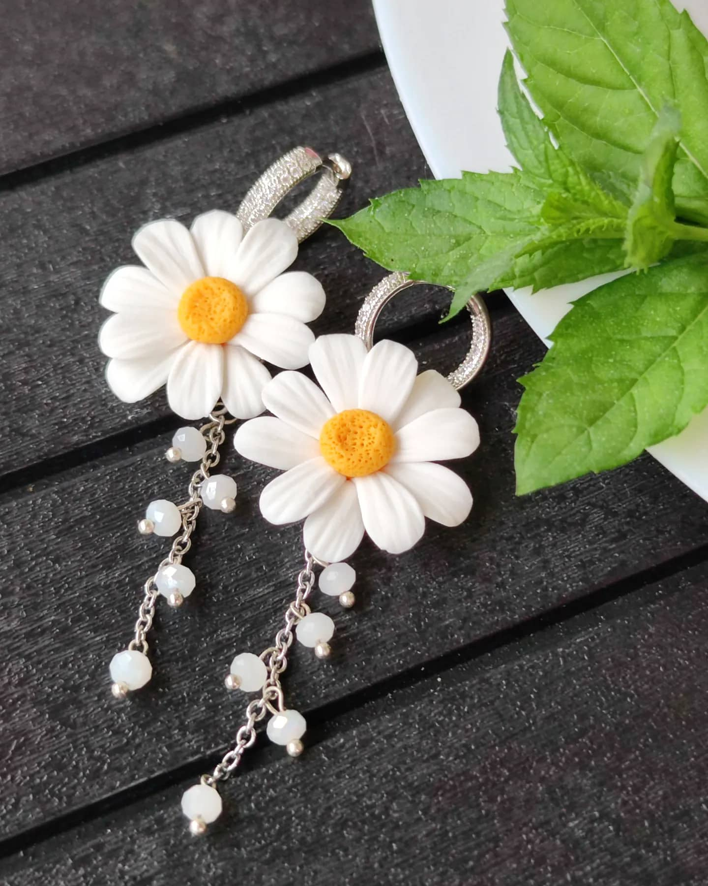 Earrings Chamomile