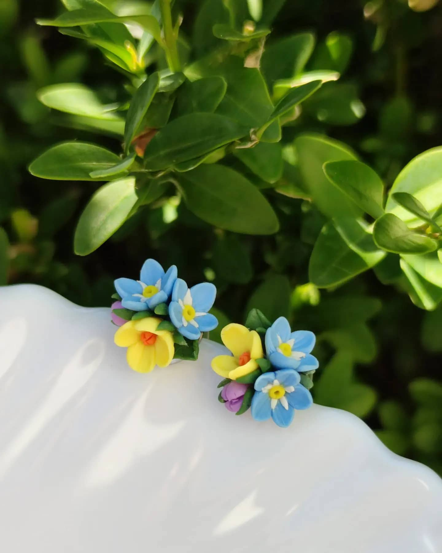 Earrings Forget me not