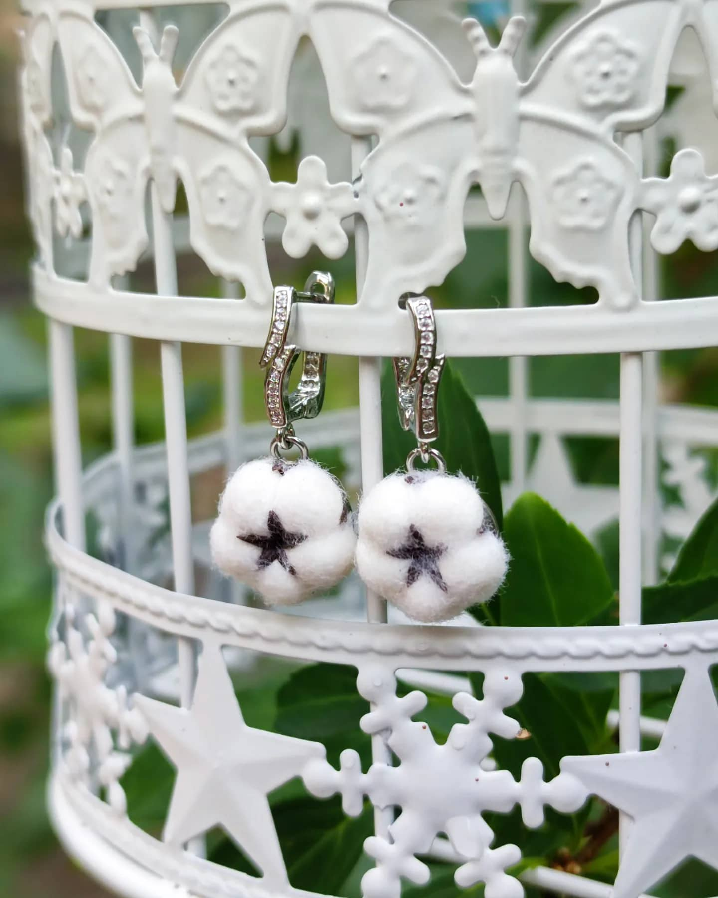 Earrings Cotton