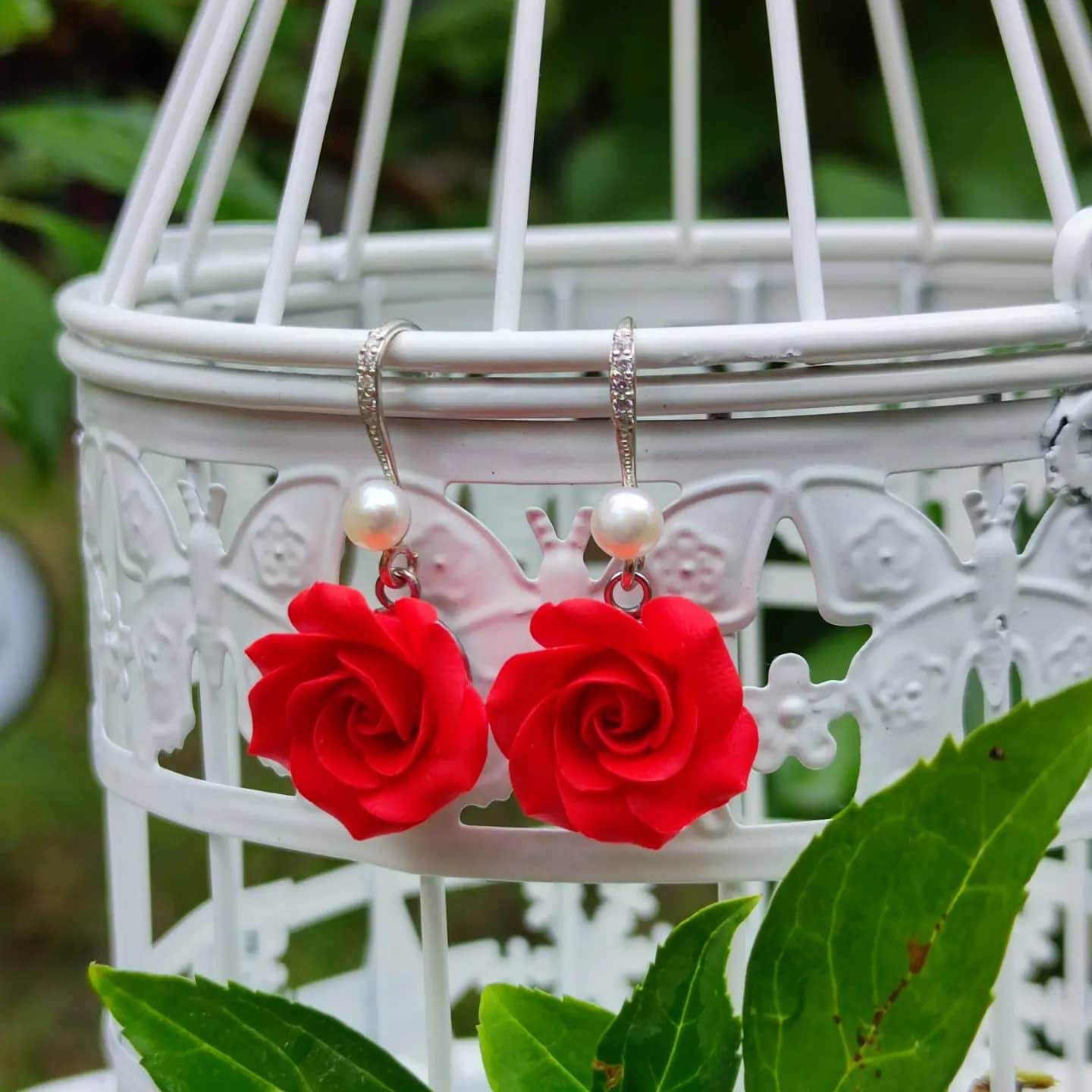 Earrings Roses