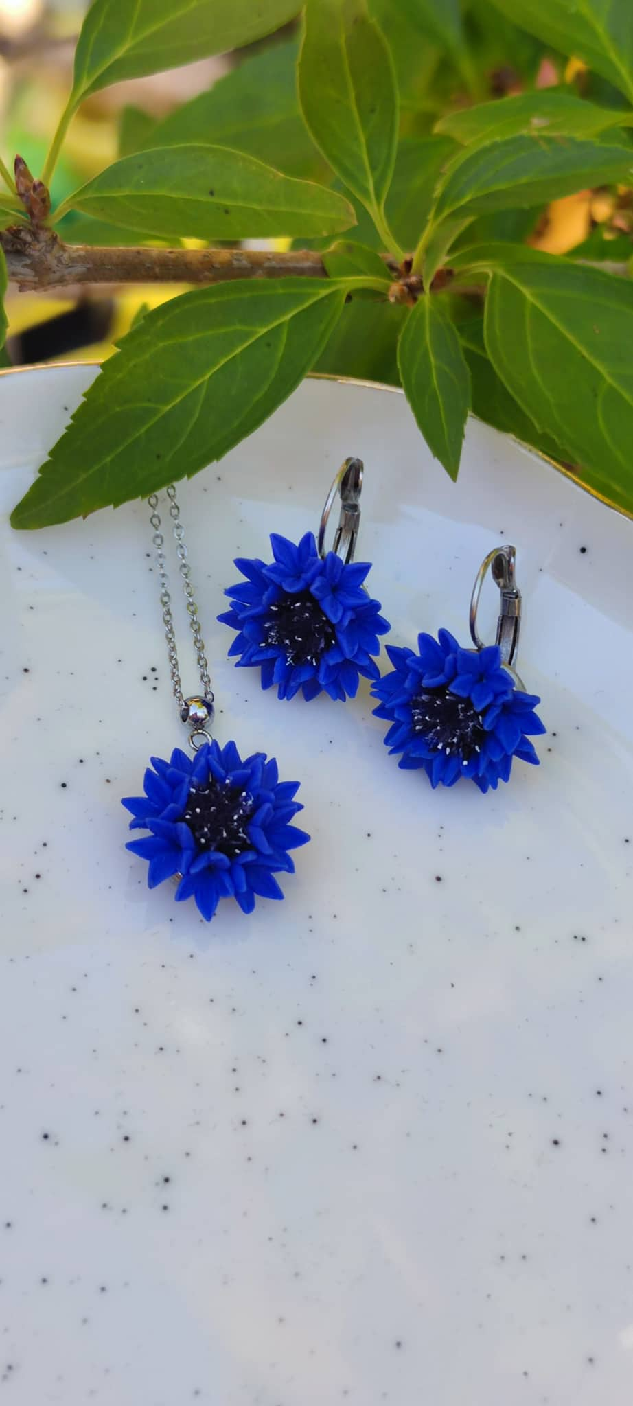 Set Corn flowers