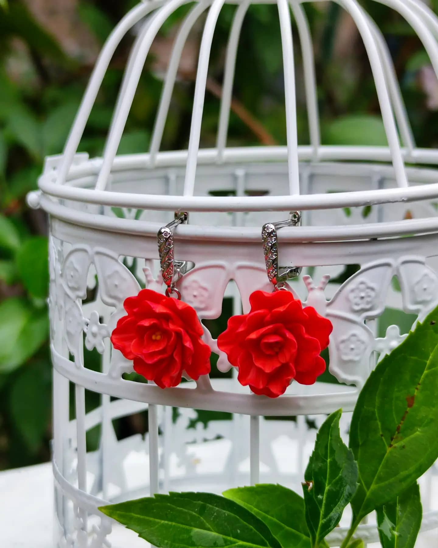 Earrings Roses