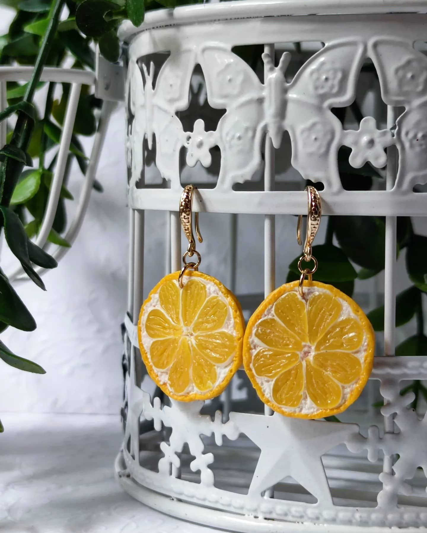 Earrings Lemon