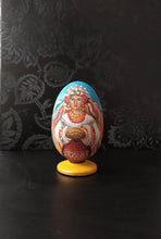 Load image into Gallery viewer, Wooden easter egg &quot;Ukrainian girl&quot;
