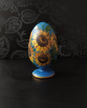 Load image into Gallery viewer, Wooden easter egg &quot;Sunflowers&quot;
